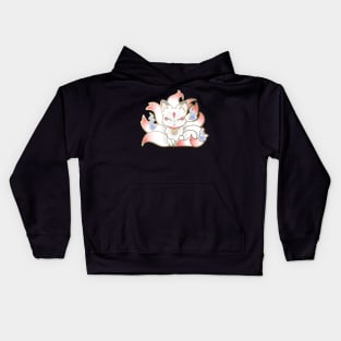 Kitsune - Black Kids Hoodie